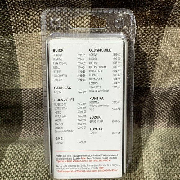 Scosche - GM035SD - 1994-2005 General Motors Car S - Picture 2 of 2